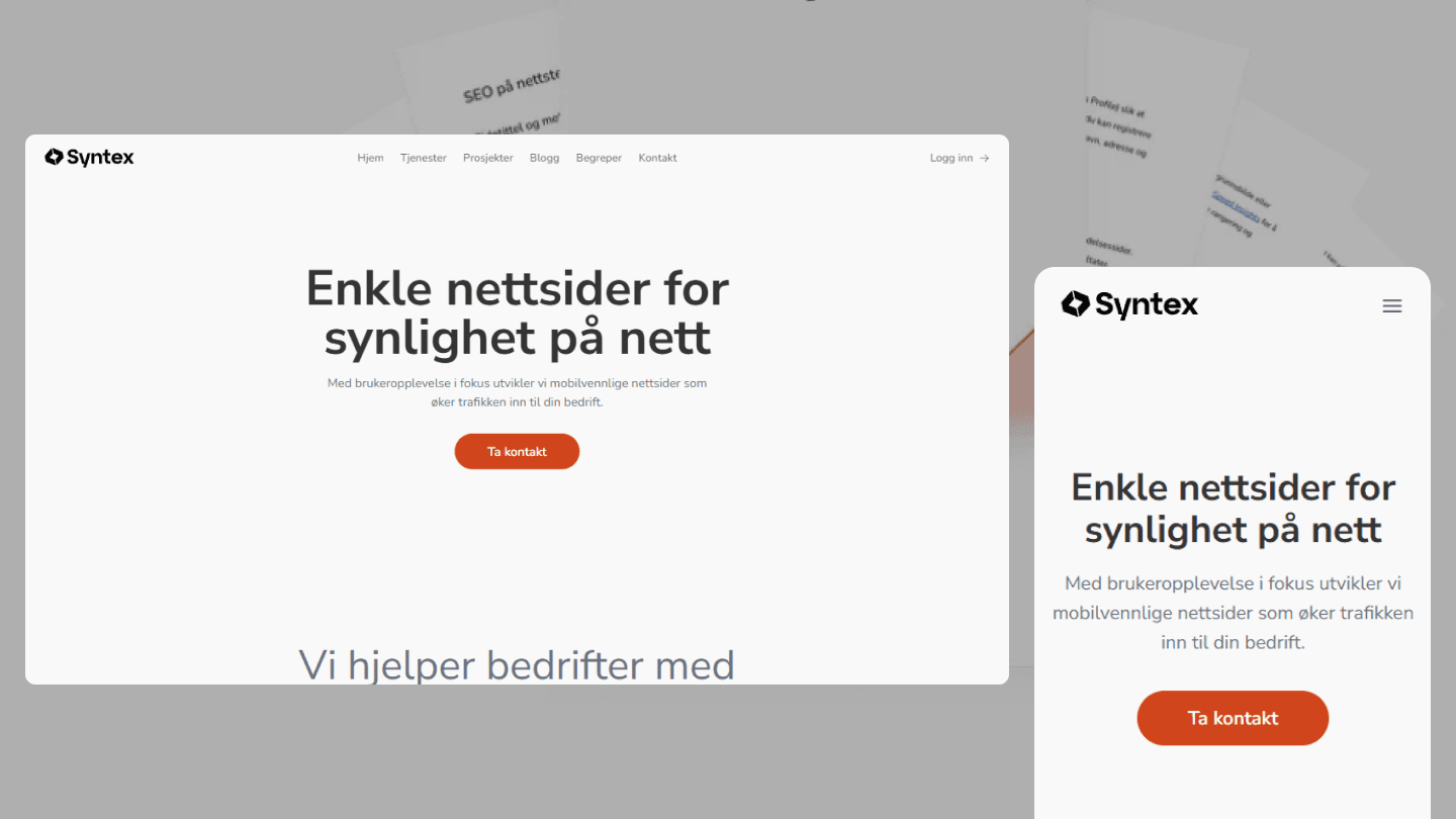 Syntex-display av Acts